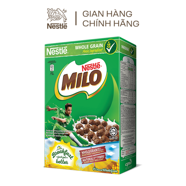 [Mã GRO1NES161 -8% ĐH 150K] [Tặng 4 hộp sữa Nestle Gấu ít đường 180ml] Combo 2 hộp ngũ cốc ăn sáng MILO (Hộp 170g) | BigBuy360 - bigbuy360.vn