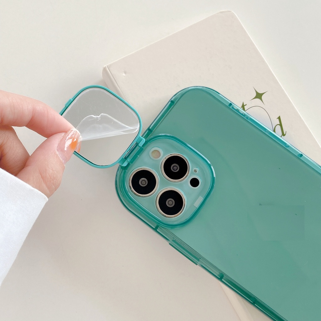 Ốp Điện Thoại Mềm Trong Suốt Tráng Gương Cho Iphone 12 pro max 11 pro max xs max xr x 13proamx plus 7p