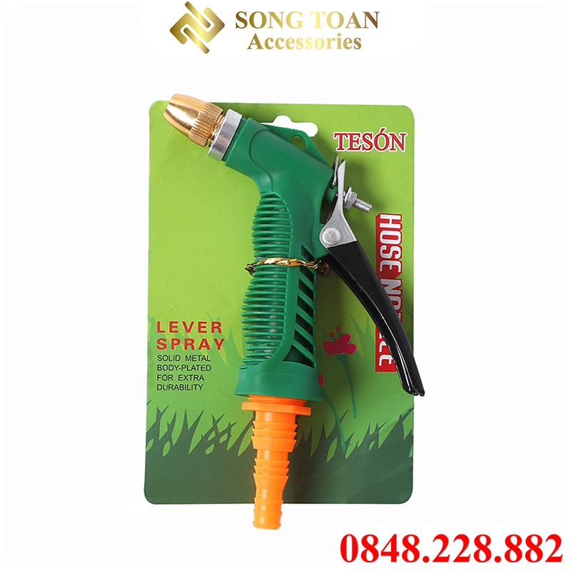 Vòi tưới cây, Đầu phun tưới cây cầm tay điều chỉnh tia nước đuôi nối ống 20mm