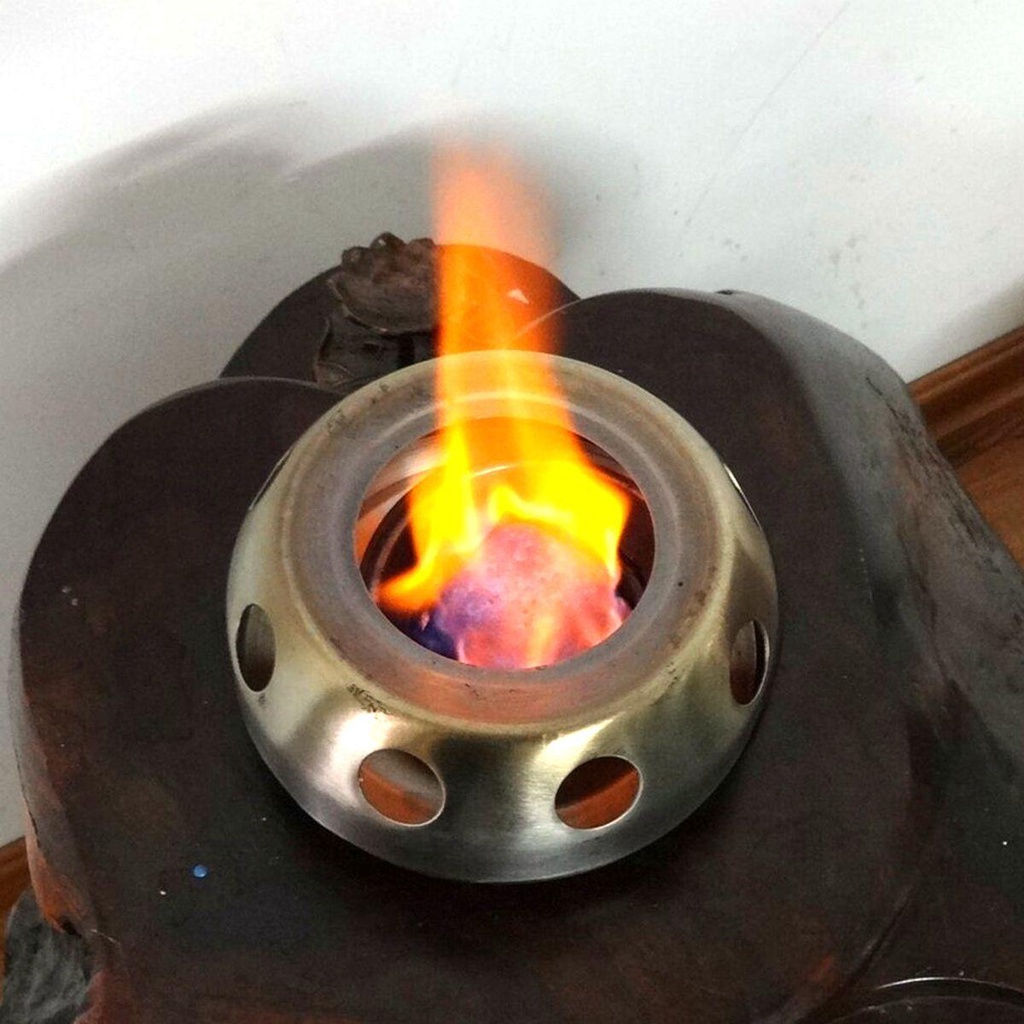 Đế Hâm Nóng Bình Trà Bằng Thép Không Gỉ Tiện Dụng Khi Đi Cắm Trại