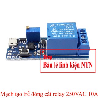 Mô-đun rơ le hẹn giờ 5V-30V chuyên dụng