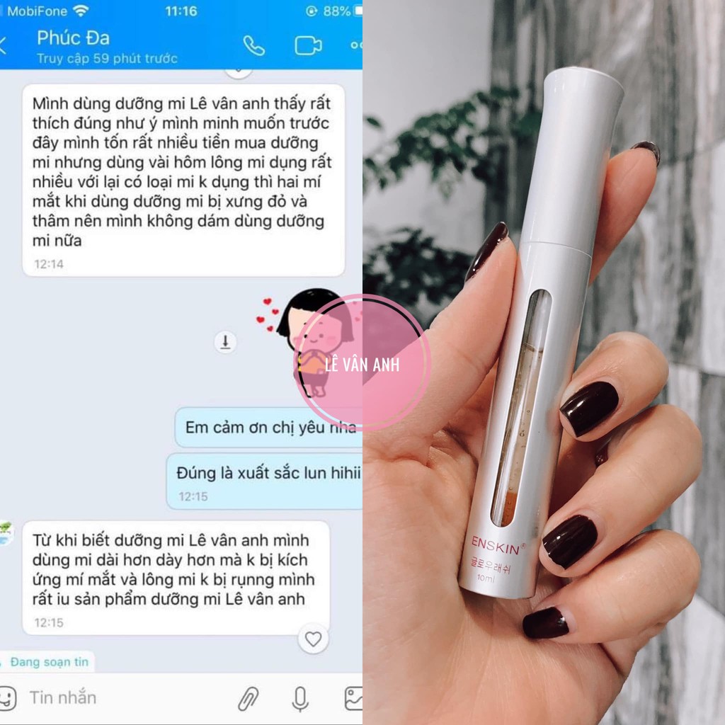 Huyết thanh dưỡng đen và dài mi Hàn Quốc DR. CHU DUAL EYELASH ESSENCE &amp; TONIC 14ml