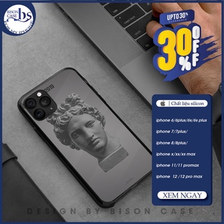 Ốp lưng iphone tượng thạch cao david BISON CASE Cho Iphone 6 7 8 Plus 11 12 13 Mini Pro Max X Xr  APO20210067