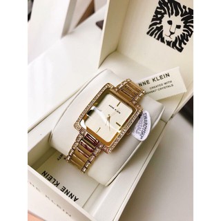 ĐỒNG HỒ NỮ MẶT VUÔNG ANNE KLEIN AK/2838CHGB
