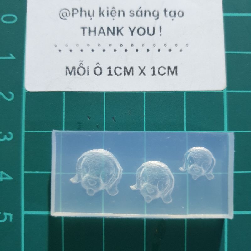 Khuôn mèo-chó- sóc - gấu _cá _búom - nail- resin Động Vật dễ thương-DV01 🦁🐶🐮🐱🐿🧸
