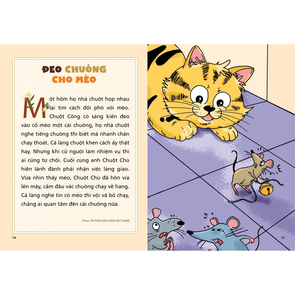 Sách - Truyện ngụ ngôn cho bé tập đọc ( Tranh màu ) | BigBuy360 - bigbuy360.vn