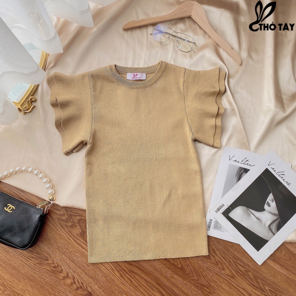 Áo kiểu len tay bèo THỎ TÂY A159C116 | BigBuy360 - bigbuy360.vn