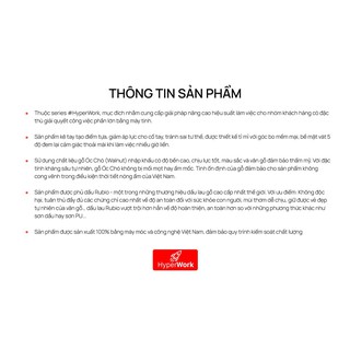 Giá đỡ điện thoại HyperWork gỗ Óc Chó