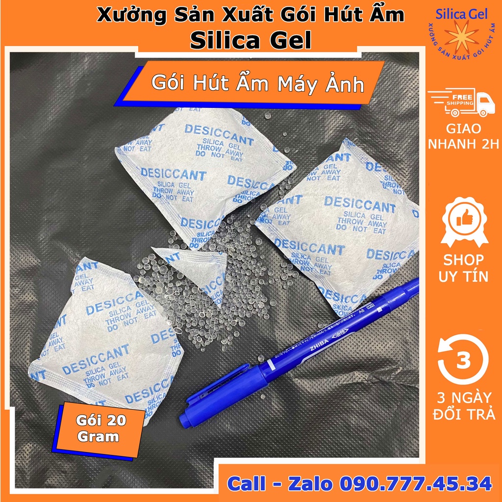 Gói Hút Ẩm Máy Ảnh, Điện Thoại - Túi Chống Ẩm Bảo Quản Máy Ảnh, Điện Thoại - Hạt Hút Ẩm Silica Gel