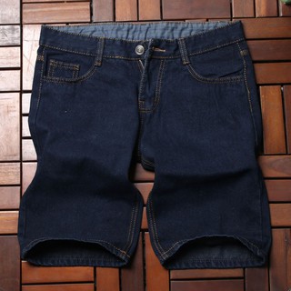 Quần short jean nam xanh đậm GN393 Gấu Nâu