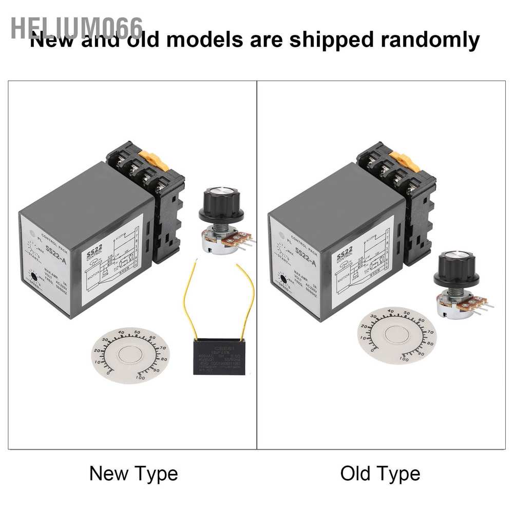 Bộ điều khiển tốc độ động cơ điện tử AC 220V SS-22 50/ 60Hz 90/ 1700RPM