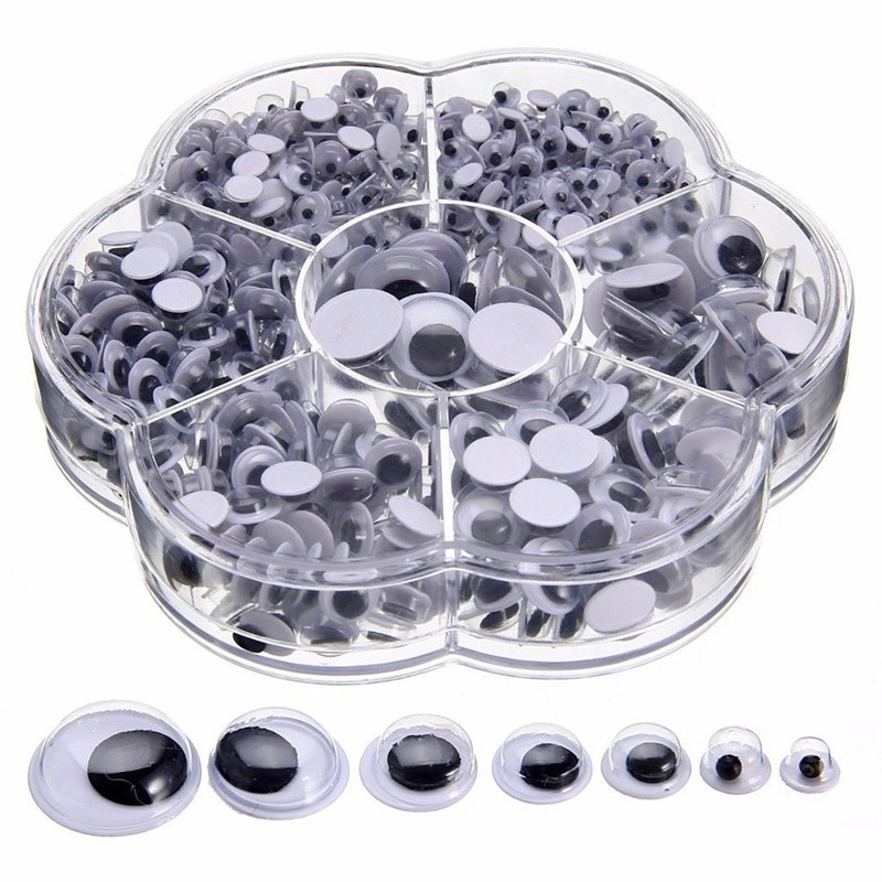 Bộ 700 mắt giả 4-12mm cho búp bê