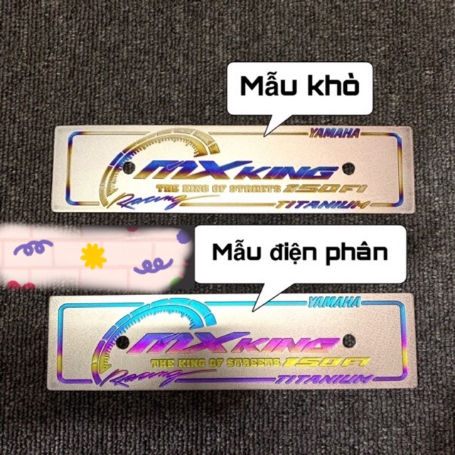 BẢNG TÊN TITAN MX KING CAO CẤP