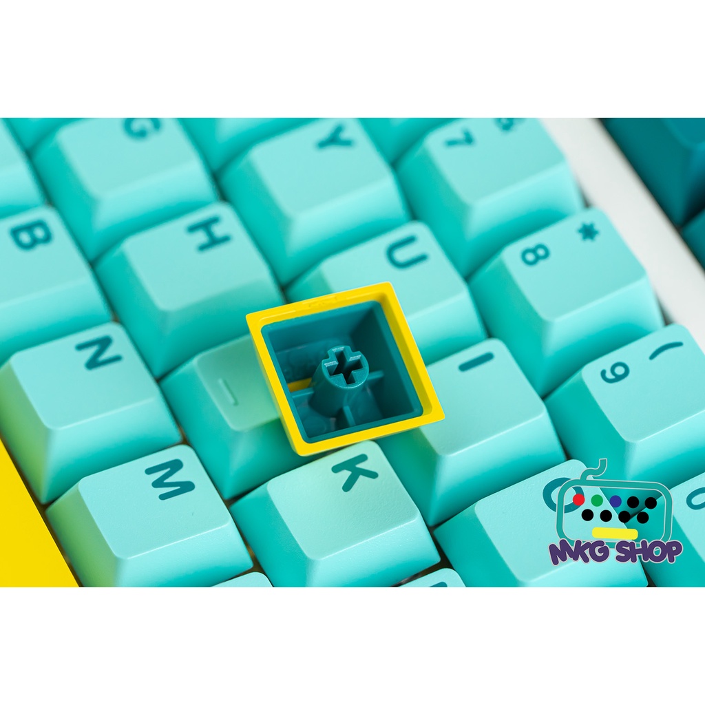 Keycap CMK Retrocast, in doubleshot 173 nút bàn phím cơ, cherry profile, daye keycap