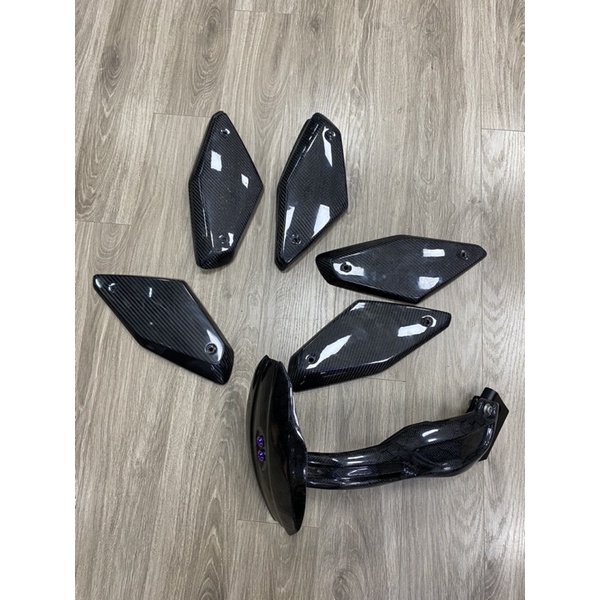 Ốp cánh yếm Honda CB650R full carbon fiber thay thế Ốp zin cực sang, xịn, đẳng cấp