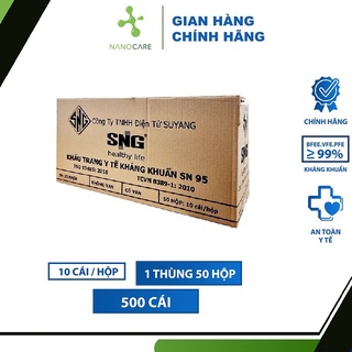 Khẩu trang y tế kháng khuẩn 5 lớp , chống bụi mịn SN95 - Hàng chính hãng SNG Masks
