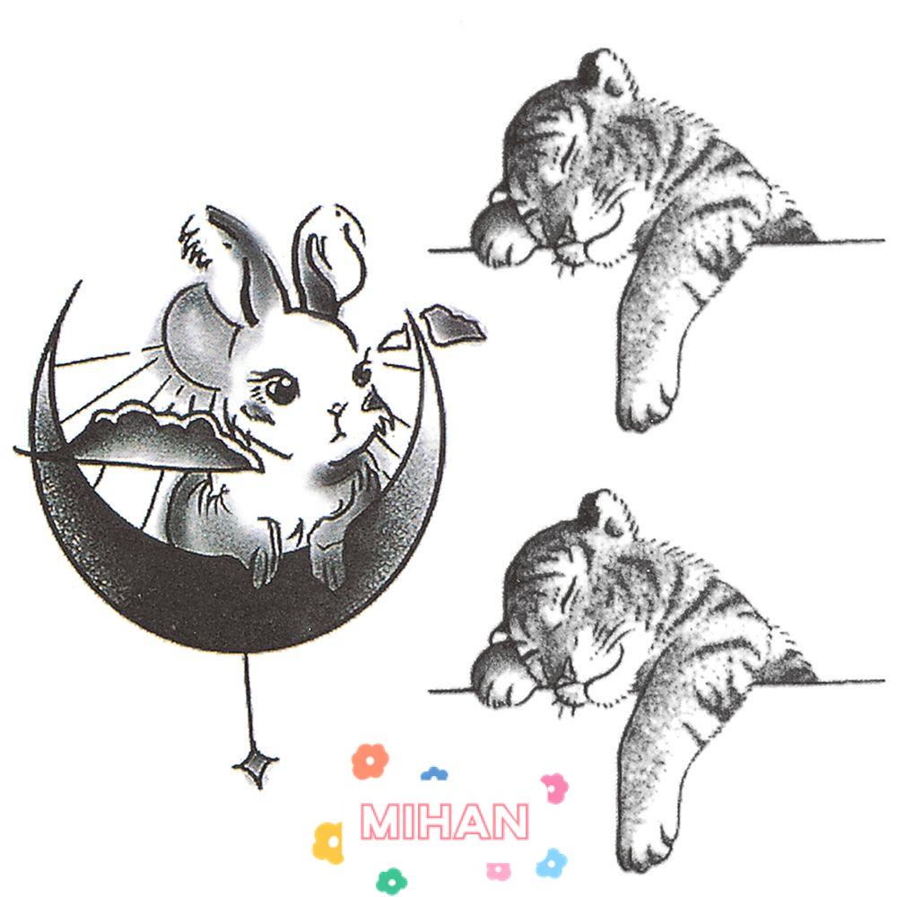 Hình Xăm Dán MIHAN1 Cá Tính Độc Đáo Cho Nam Nữ