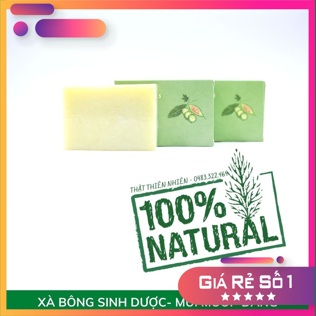 Xà Bông Sinh Dược- Xà Bông Mướp Đắng Mát Da, Ngừa Mụn Lưng 100gr | BigBuy360 - bigbuy360.vn