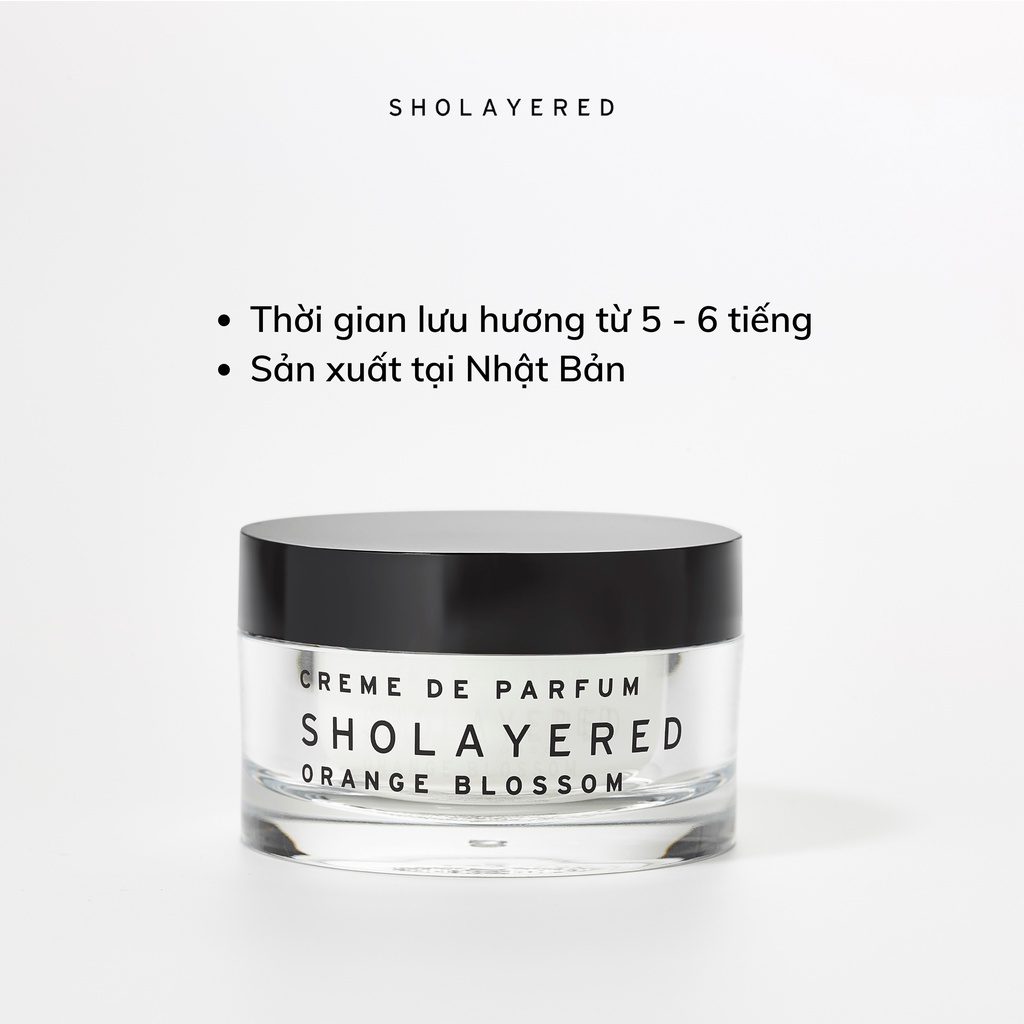 Hũ kem Nước Hoa, Nước hoa khô dạng sáp EDP Chính hãng Nhật Bản Sholayered