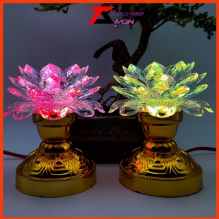 Đèn thờ hoa sen thờ, đèn trang trí trang thờ, thờ phật, đèn thờ gia tiên, phật tổ như lai, tam ba vị thánh
