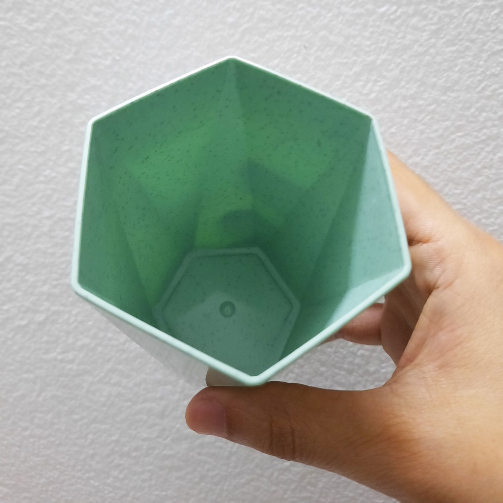 Cốc Nhựa Chịu Nhiệt Lúa Mạch - Nhiều Màu Hình Lục Giác Đẹp Mắt - Thân Thiện Môi Trường