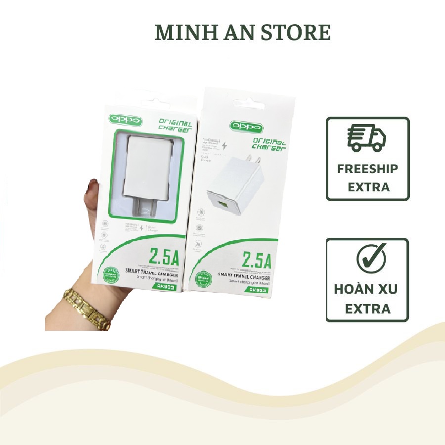 [Minhan Store]  Bộ sạc oppo AK-933 chính hãng