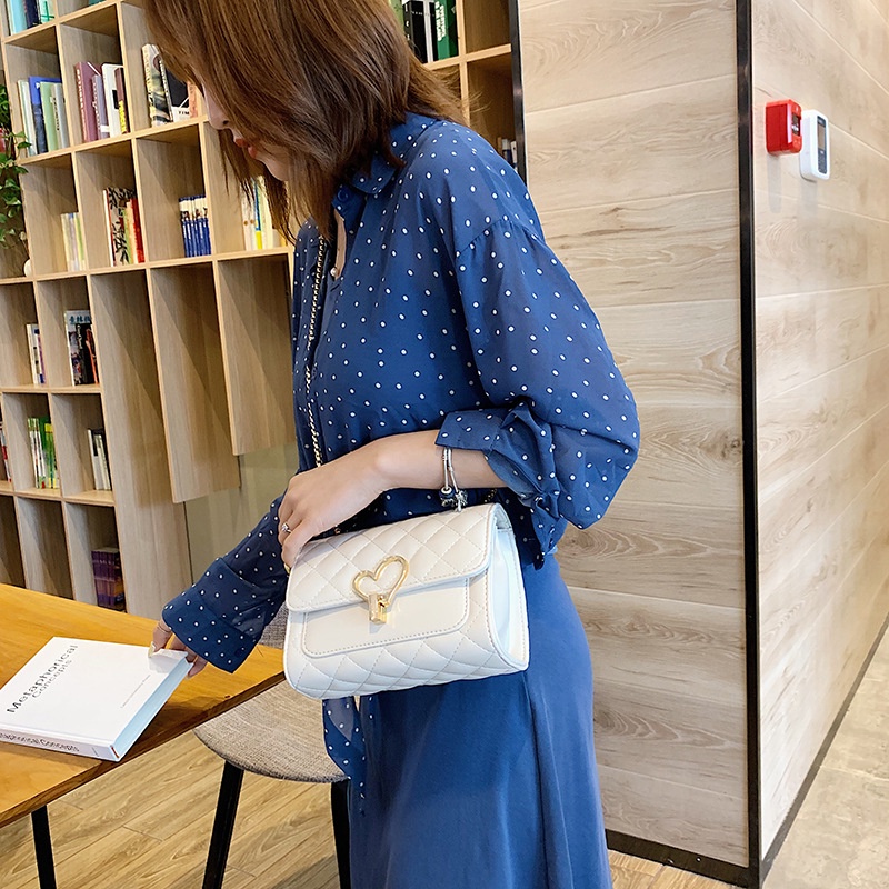 Túi xách nữ khóa trái tim phong cách Hàn Quốc Capucha T53