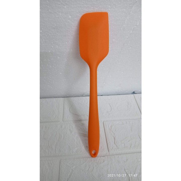 CÂY PHỚI VÉT Spatula dẹt trộn bột silicone đúc liền size 28cm