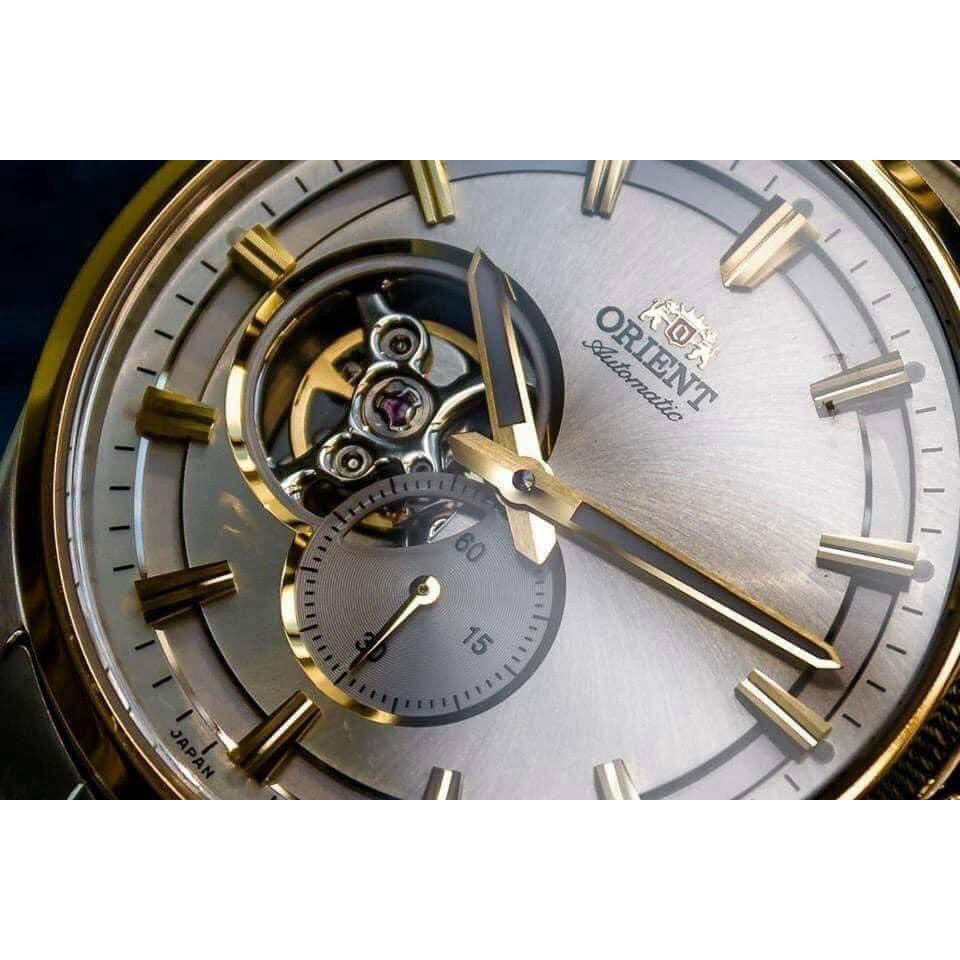 Đồng hồ nam chính hãng Orient RA-AR0001S00C Automatic Small Second Open Heart Demi Gold- Máy cơ tự động - Kính Sapphire