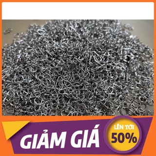 ☘COMBO 20☘KHOÁ LINK CÂU LURE / KHOÁ LURE trâu bò {SIÊU CỨNG} bằng thép không gỉ CHUYÊN MÓC MỒI CÂU LURE...CHA GIÀ VLOGS