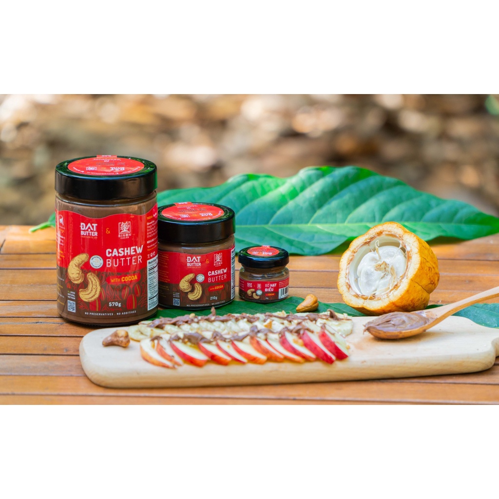 Bơ hạt điều xay mịn tự nhiên Đạt Butter (150g)