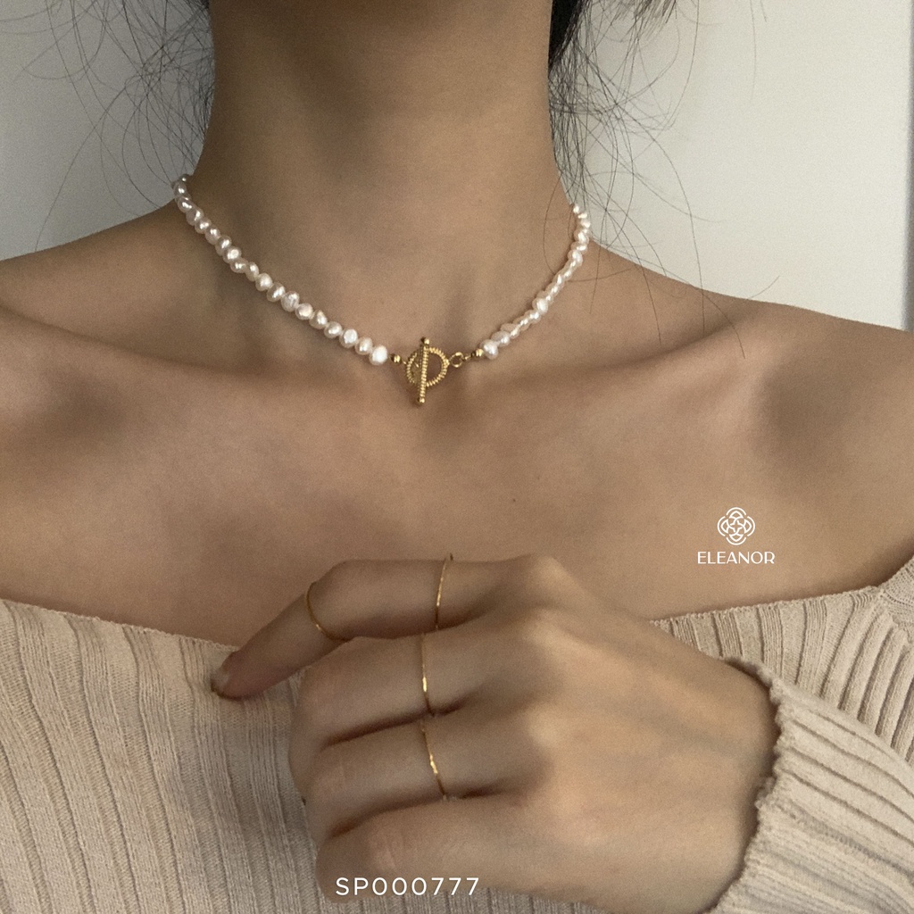 Dây chuyền nữ ngọc trai nhân tạo Eleanor Accessories vòng cổ chuỗi hạt dạng choker phụ kiện trang sức thanh lịch