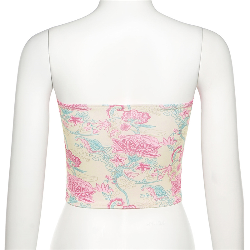 Women's strapless printed tight-fitting breast wrap | BigBuy360 - bigbuy360.vn