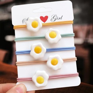 Dây cột tóc chun buộc tóc hình trứng đẹp siêu cute 067