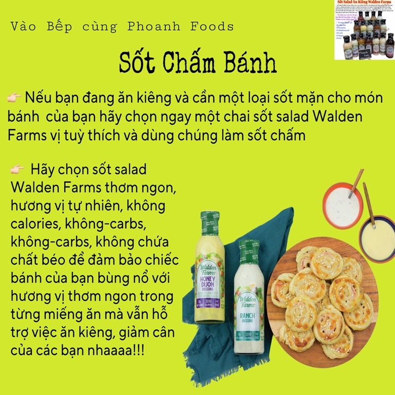 Sốt Salad Ăn Kiêng Walden Farms