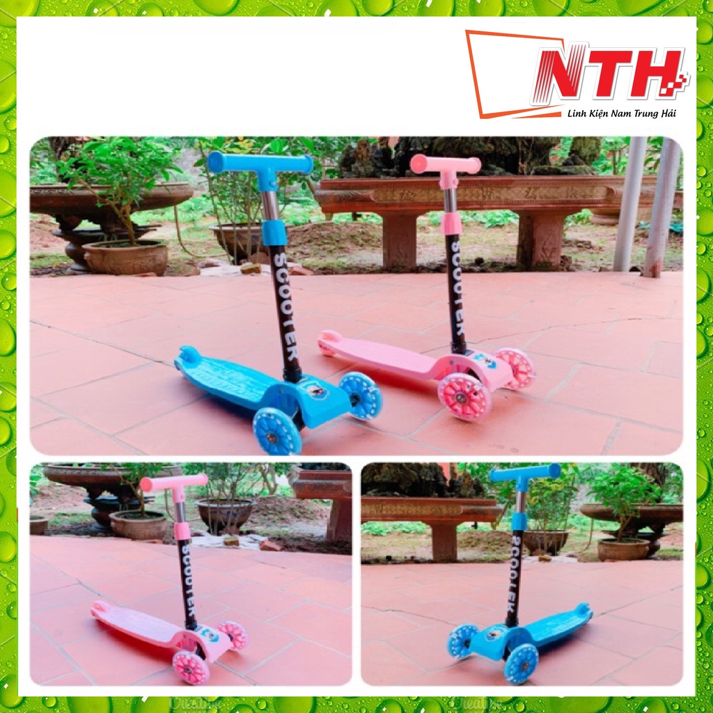 XE SCOOTER NHỰA 3 BÁNH CHO BÉ