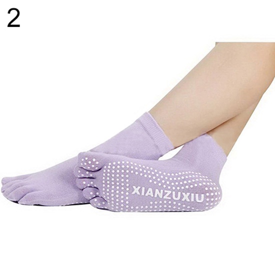 Vớ xỏ 5 ngón chống trượt massage chân cho nữ