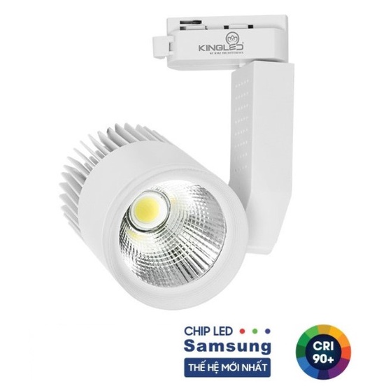 Đèn rọi ray kingled 12w ,tản nhiệt kim loại,độ bền cao