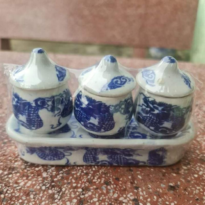 Bộ 3 nắp cong và thẳng hàng bát tràng Việt Nam giá bình dân-Đồ Thờ Tâm Linh