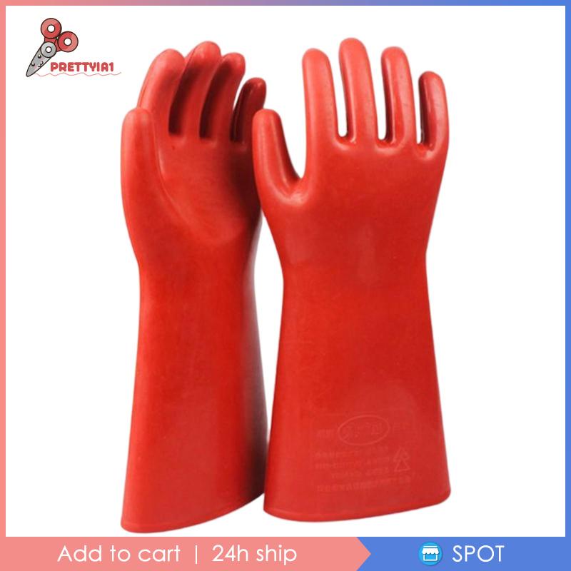 Găng Tay Cao Su Cách Điện Chống Nước Prettyia1 Cho Nam Nữ