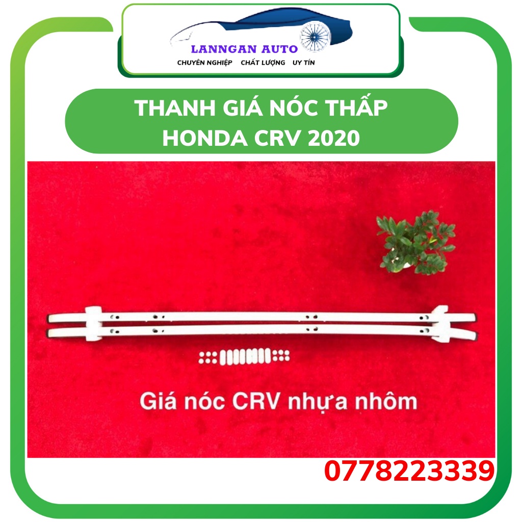 Thanh giá nóc dọc thấp xe HONDA CRV 2018-2022, Chất liệu nhựa nhôm cao cấp. Bắt vít chắc chắn