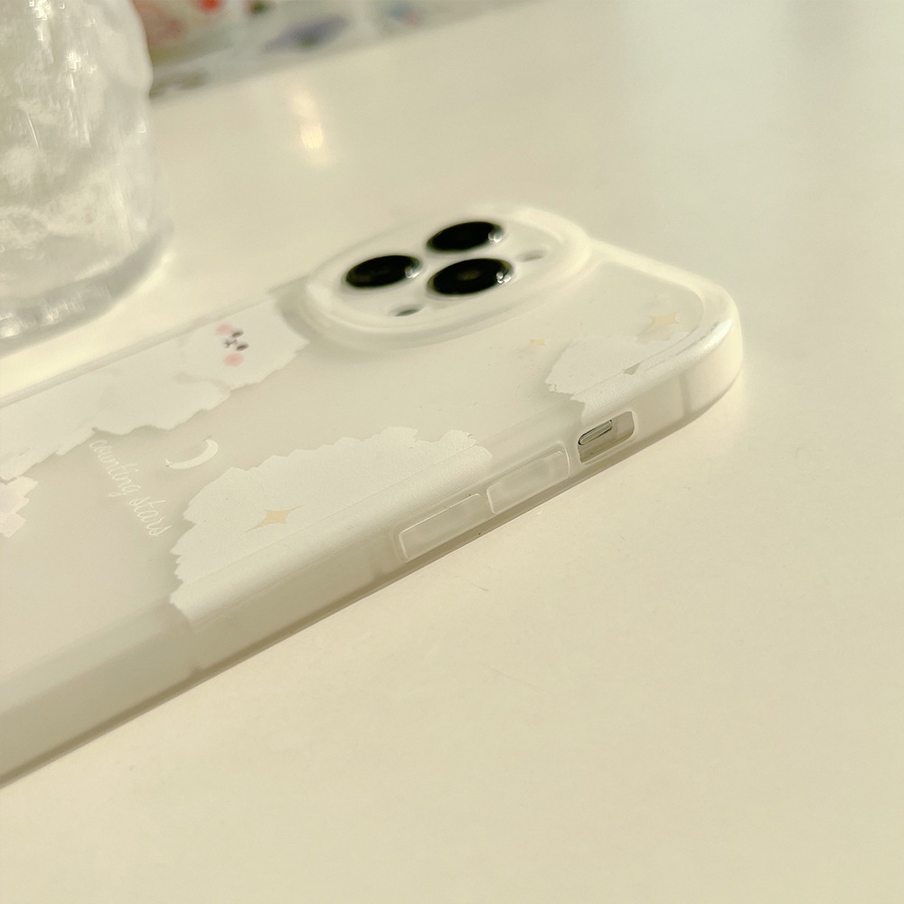 Dễ Thương Ốp Điện Thoại Mềm Trong Suốt Hình Gấu Đám Mây Cho iphone 7 8 plus x xr xs 11 12 13 14 15 mini pro max se 2020