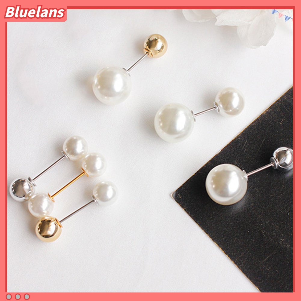 Ghim cài áo hình hoa đính ngọc trai giả thời trang cho nữ