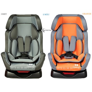 Ghế ngồi ô tô cho bé 0 - 6 tuổi, 0 - 25kg - zaracos aroma 7196 màu xám