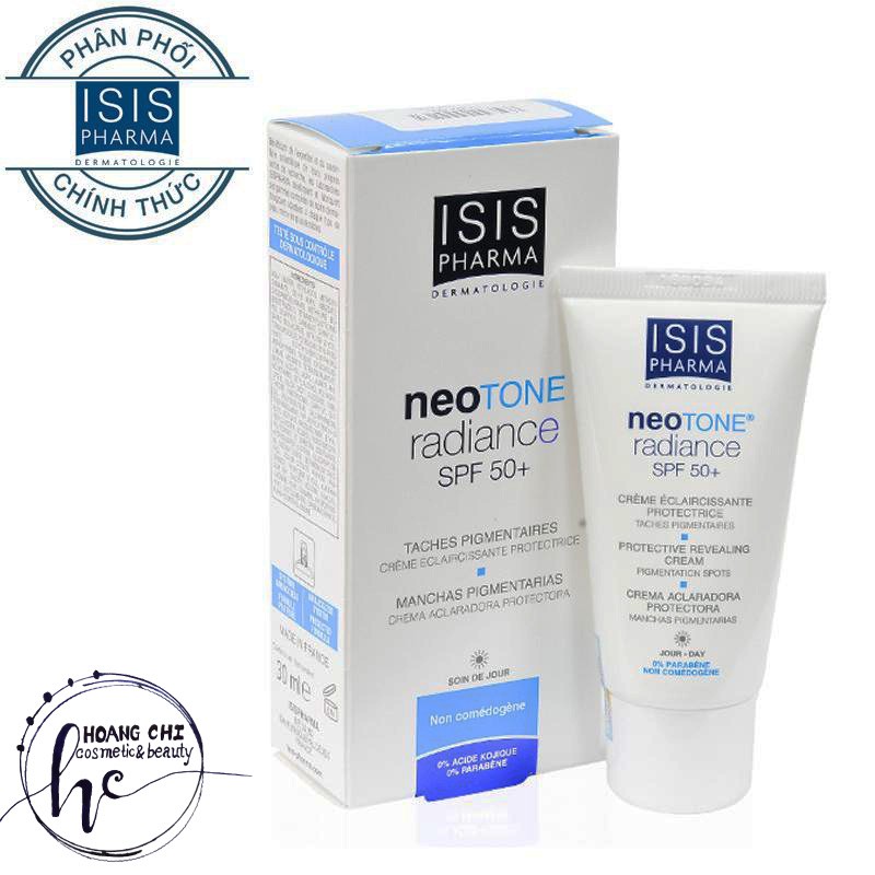 [CHÍNH HÃNG] KEM DƯỠNG TRẮNG DA KẾT HỢP CHỐNG NẮNG ISIS PHARMA NEOTONE RADIANCE SPF50+ 30ml