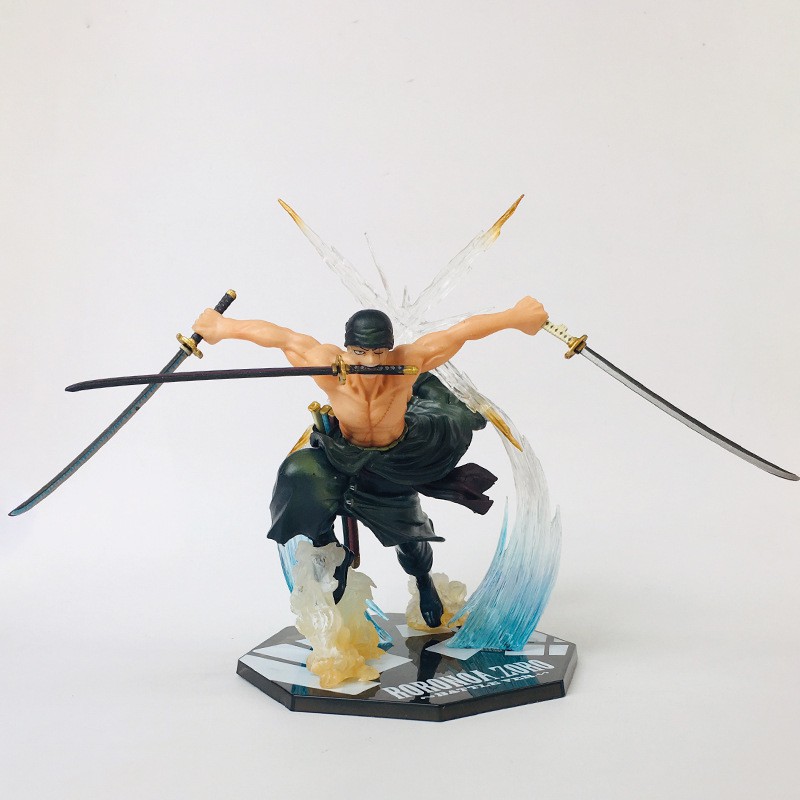 Mô Hình Figure Zoro Tam Kiếm Phái Có Hiệu Ứng [17cm] - Mô Hình One Piece