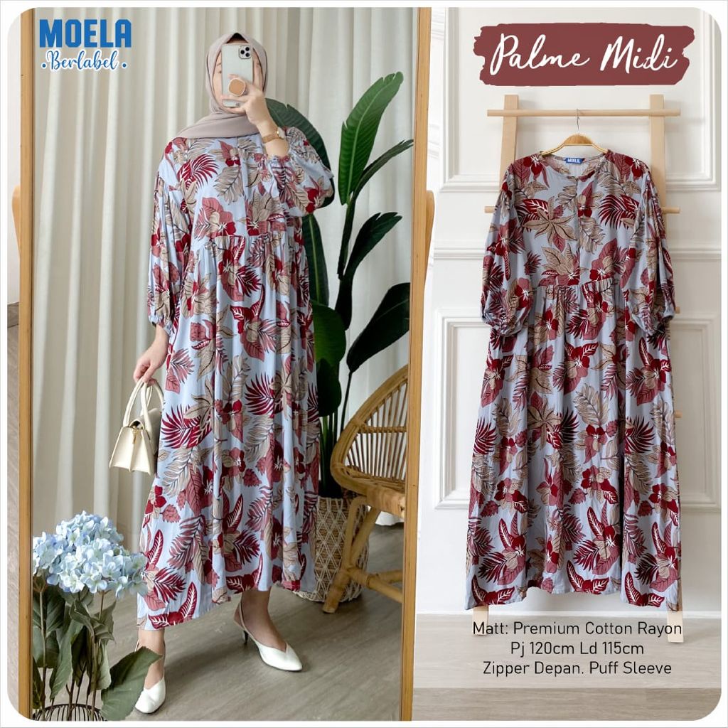 Bộ quần áo cho con bú MIDI DRESS // RAYON