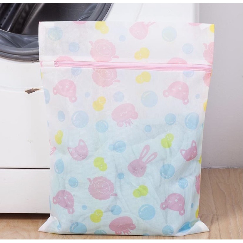 Túi giặt đồ máy giặt hình hoa set 5 chiếc, túi lưới giặt quần áo lót tiện lợi