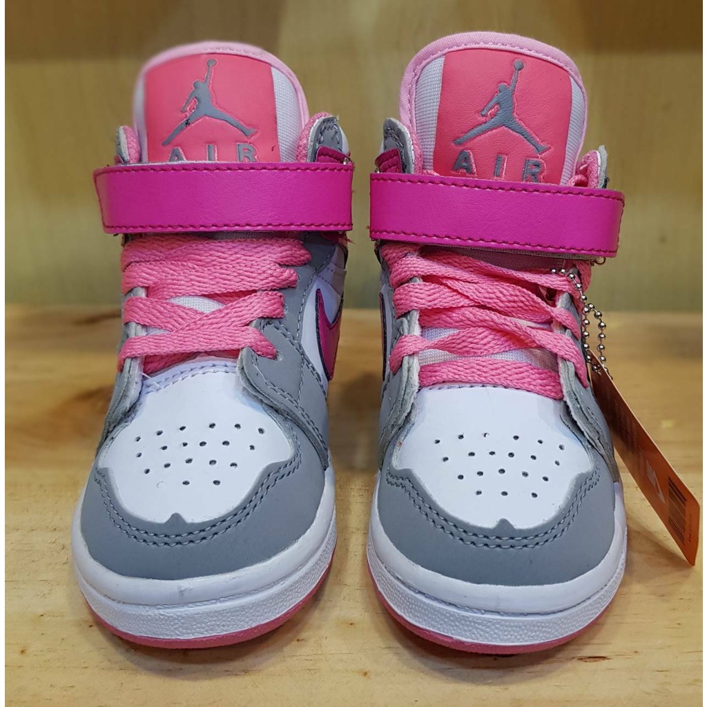 Giày bata Nike Jordan thời trang năng động cho bé 21-35 - Ash màu hồng