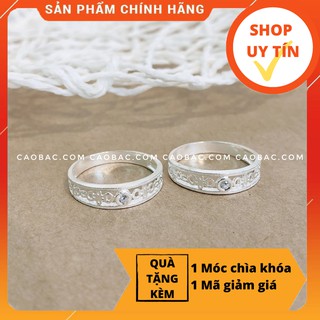 Nhẫn đôi bạc💝FREESHIP💝Giảm 5k nhập mã [NHAN DOI]💝Nhẫn đôi bạc Fire Couple Rings